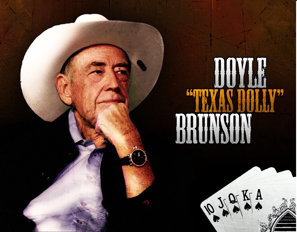 Дойл Брансон, Doyle Brunson, легенды покера, Техасский Холдем, Безлимитный Холдем, WPT, WSOP, турниры по покеру, PokerStars, мастера покера, профессионалы, игра в покер, биографии